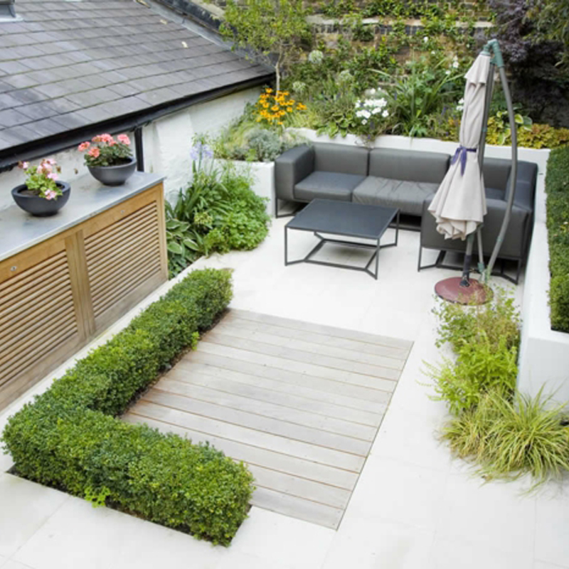 jardines en terrazas